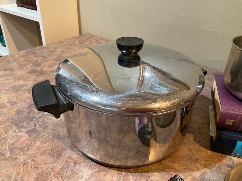 Revere Ware Pots With Lids Copper Bottom 1 2 Quart Pot Etsy