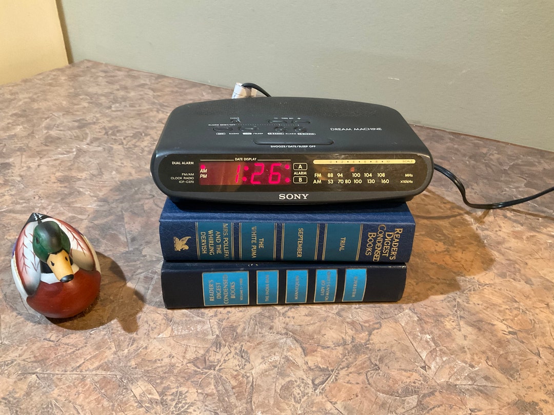 Sony Dream Machine Digital Clock Radio ICFC370 AM FM Dual Alarm Etsy