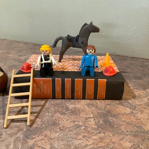 Geobra Playmobil Figure And Playmobil Sheriff and Horse, 1974, Vintage 70s