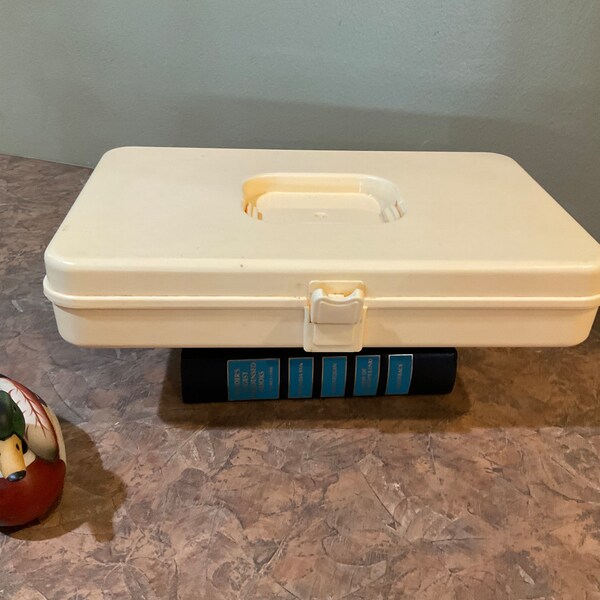 Sewing Thread Box Wil-hold Yellow Plastic Wilson MFG Corp,