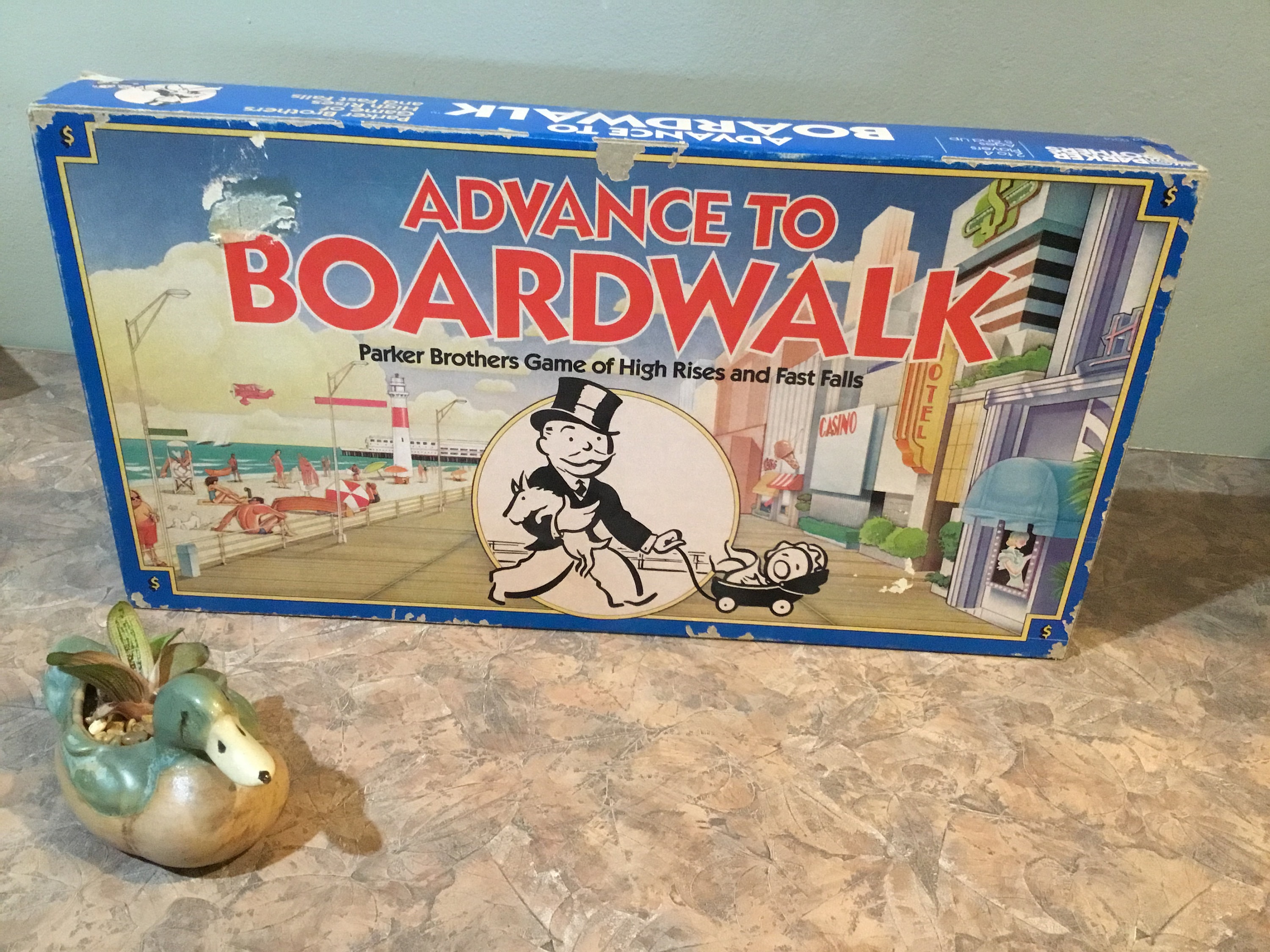 Advance to Boardwalk by Parker Brothers Monopoly Rich Uncle