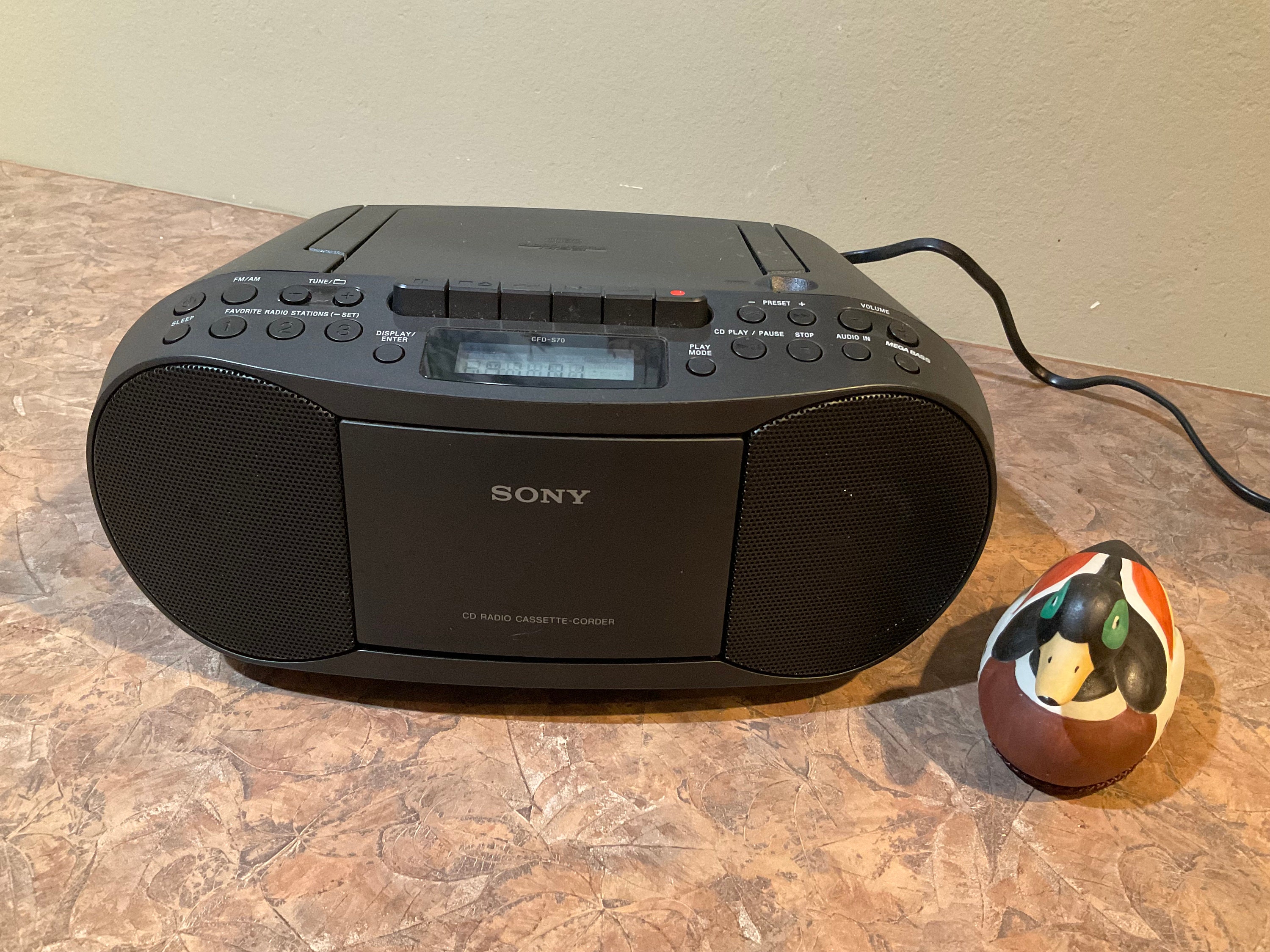 lo mismo pestaña bicapa Sony CFD-S70 Portable Radio Am-fm CD Player Cassette Mp3 - Etsy