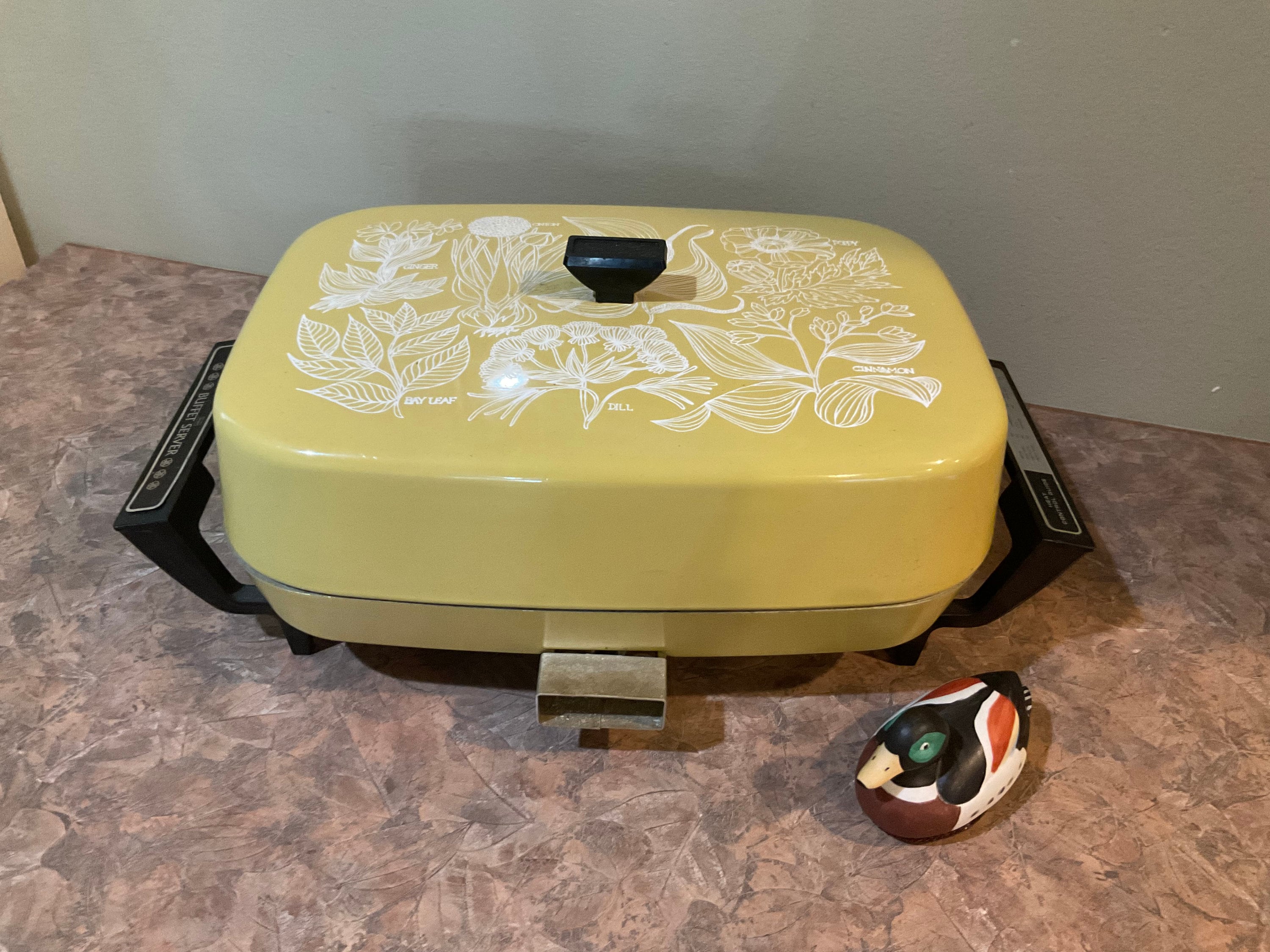 70s Yellow West Bend Electric Skillet, Electric Frying Pan, Mid Century  Electric Skillet, Vintage Frying Pan, Vintage Electric Frying Pan