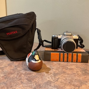 PENTAX ZX-50 35mm SLR Film Camera + 35-80mm Zoom Lens, Lens Cover