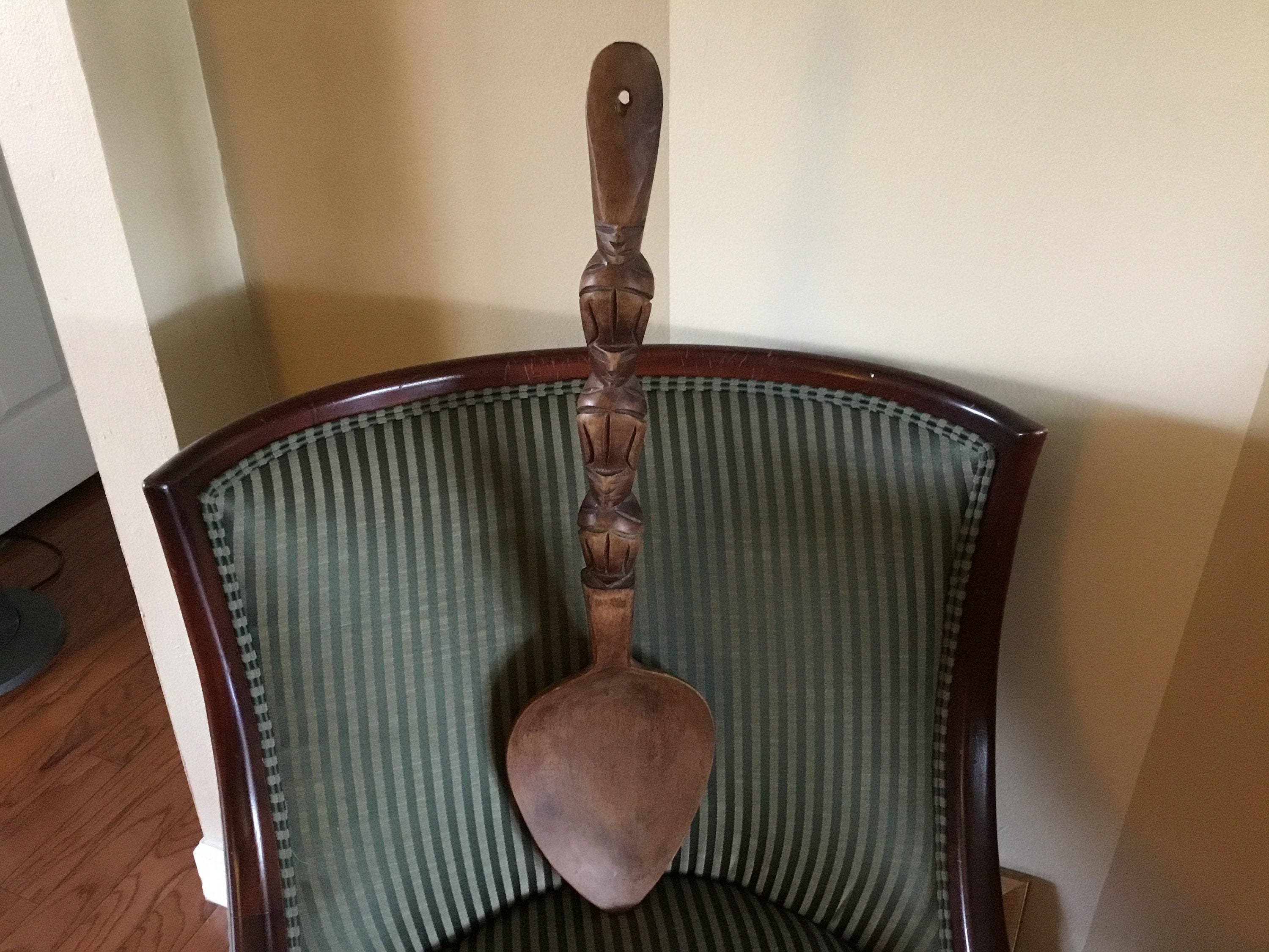 Vintage Large Wooden Carved Spoon Kitchen Wall Decor 28 Etsy