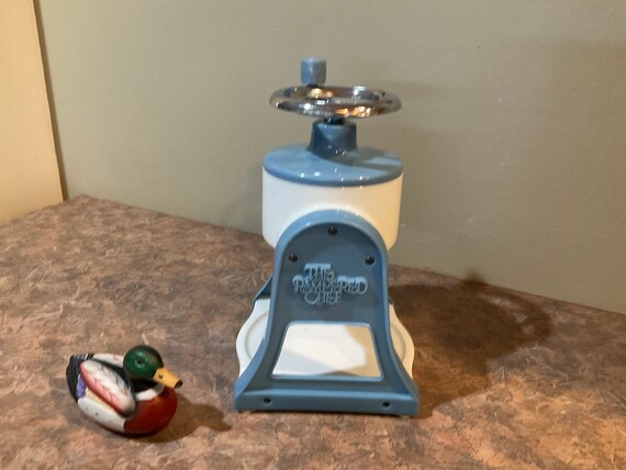 pampered chef ice shaver instructions
