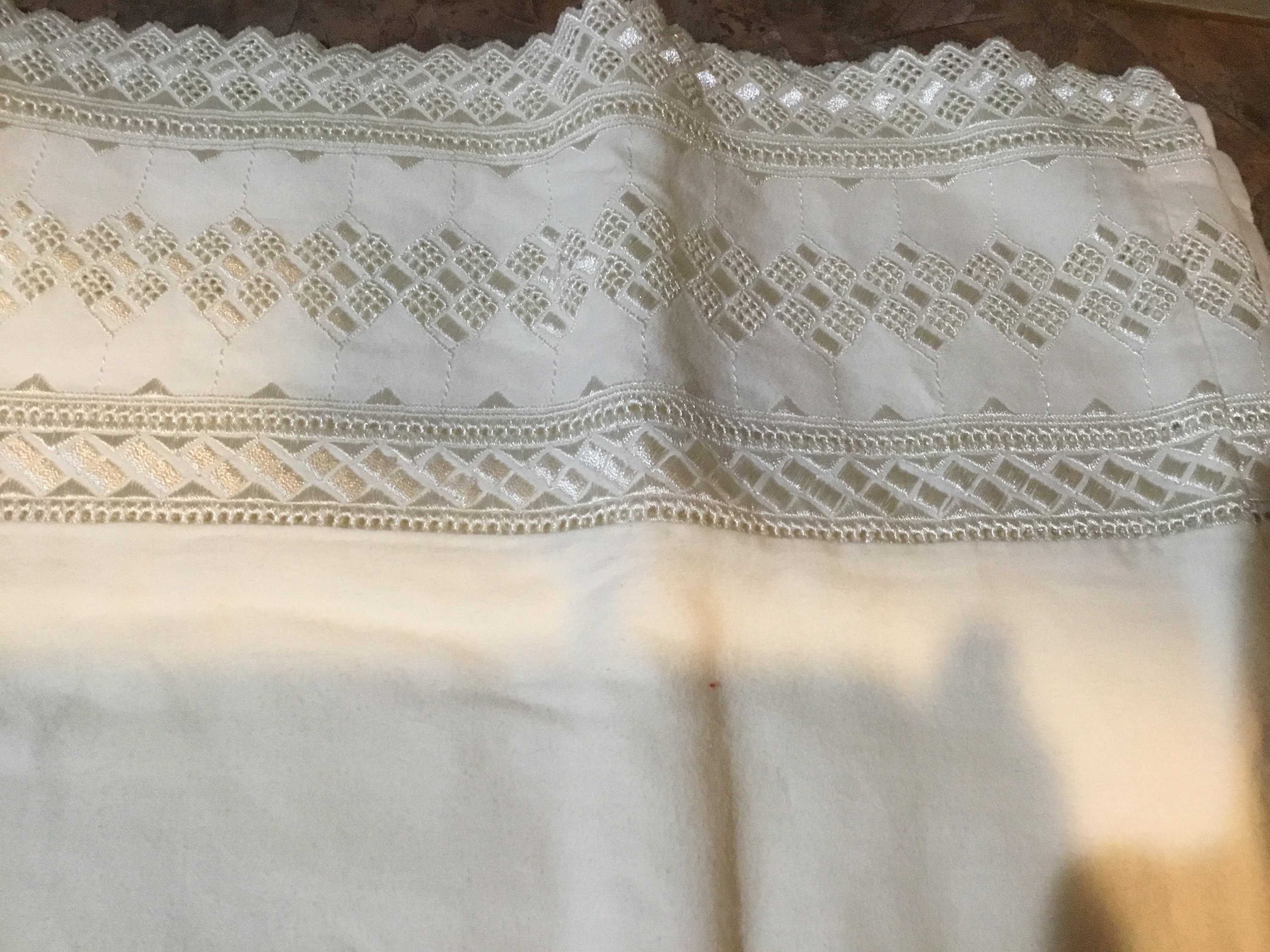 Vintage Pillowcases set of 2 Solid White Lace Edge Cotton Etsy