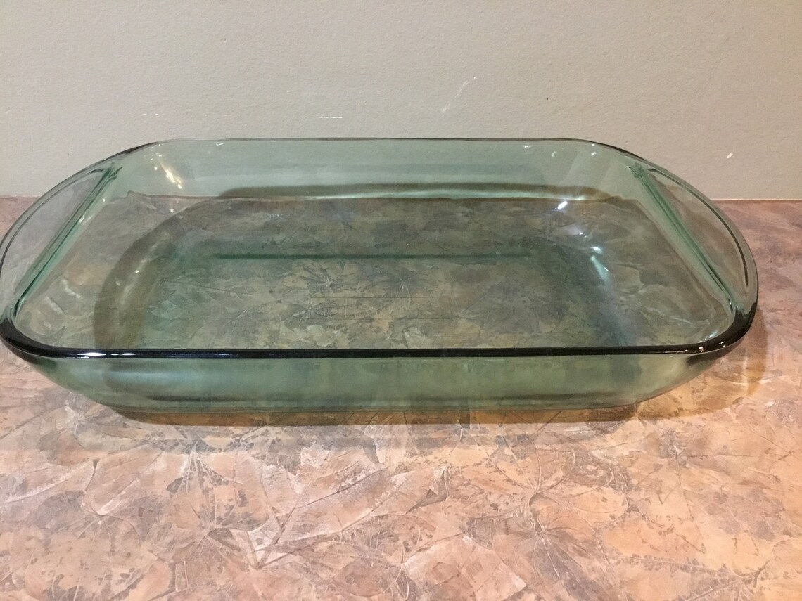 Anchor Hocking Baking Casserole Dish Emerald Green 9 X 13 Etsy