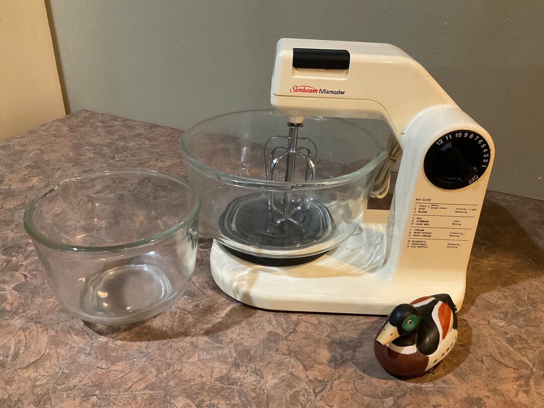 Sunbeam Mixmaster ELECTRONIC 12SPEED Mixer MODEL 01401 Etsy
