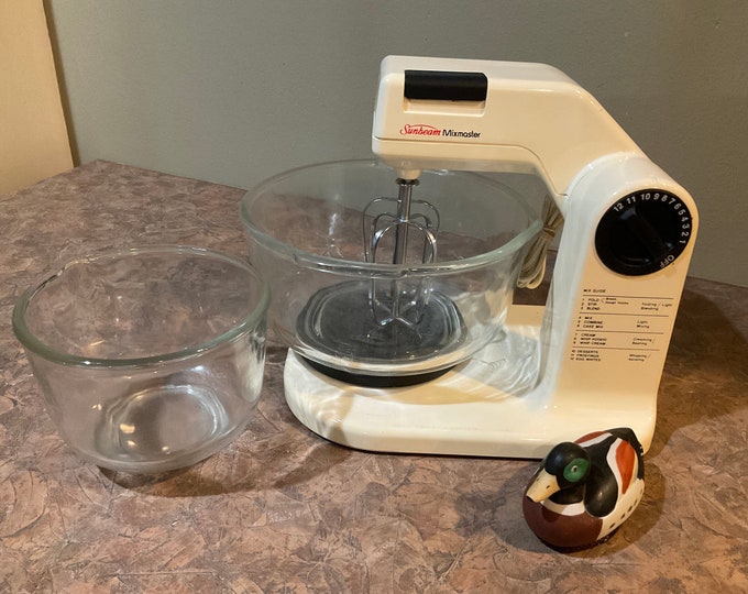Sunbeam Mixmaster ELECTRONIC 12SPEED Mixer MODEL 01401, Large Mixing