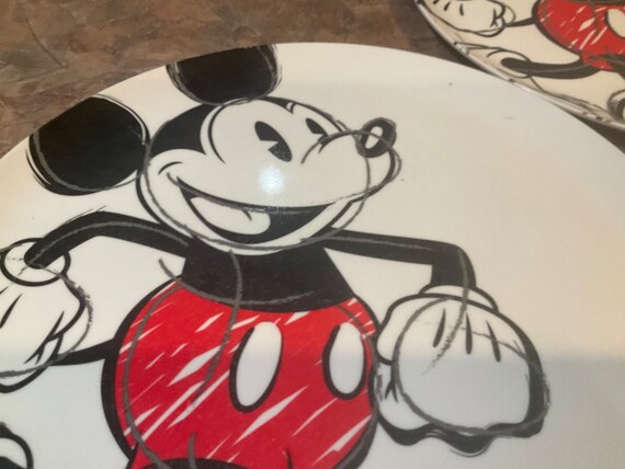 Disney melamine shop plates