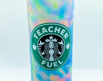PERSONALIZED Teacher Fuel 20oz Tumbler | Teacher Gift | Custom Coffee Cup