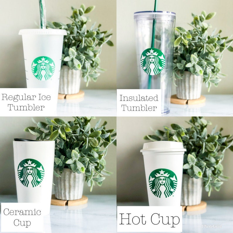 Custom Basic Witch Venti Starbucks Tumbler Personalized Gift Fall Vibes October Spooky Halloween image 3