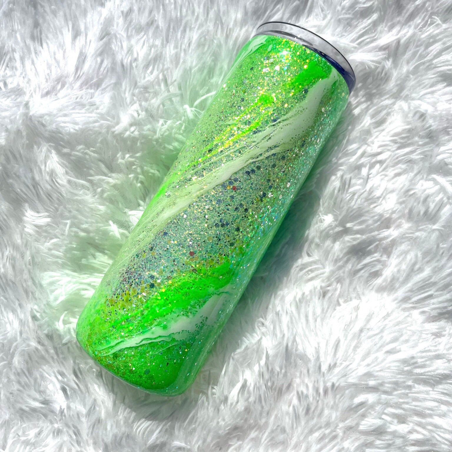 Lively Lime green .015 iridescent glitter, tumbler making glitter, tumbler  making supplies, glitter for cup, mint green glitter, light green