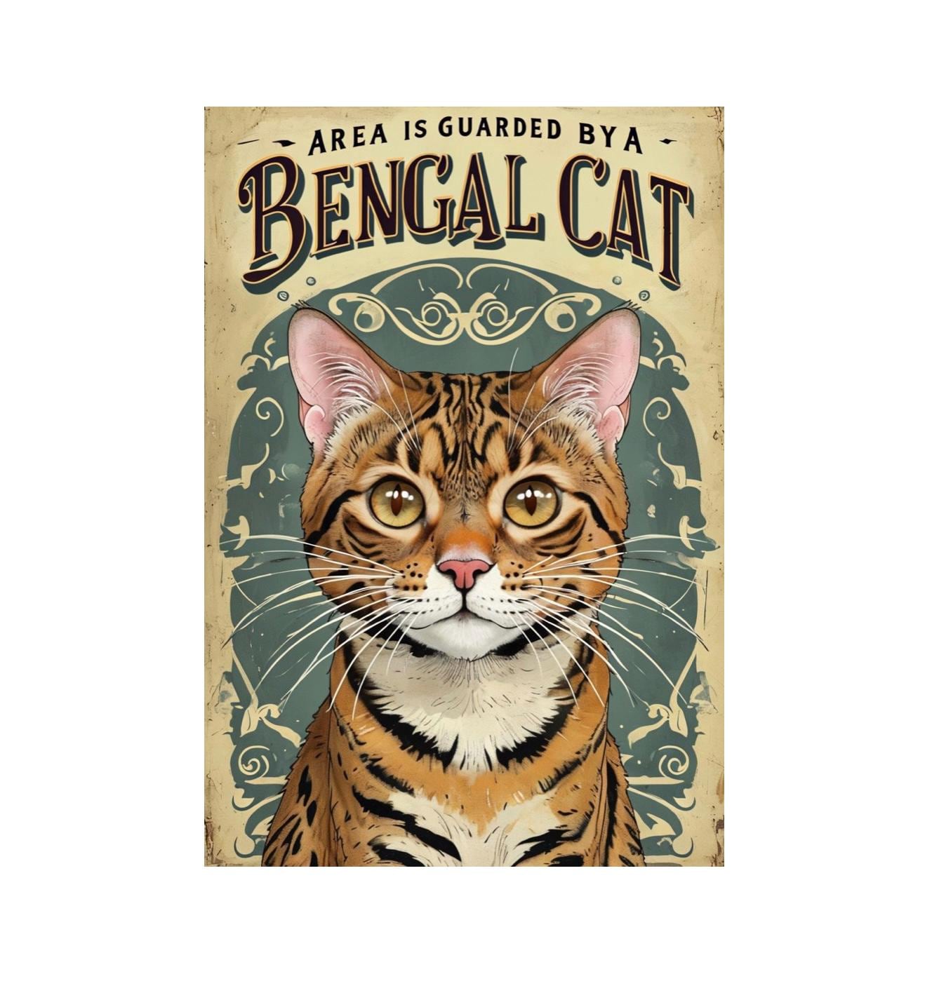 EW Designs Bengal Cat Vinyl Decal - 4 Inch Tall Cute Kitty Bumper Sticker - View #10