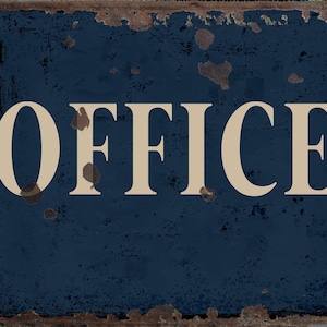 Vintage Office  Sign, Office  plaque, Office  wall sign