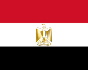 Vintage Egypt Flag metal Sign, Egyptian  Flag sign, vintage sign. Retro wall sign,