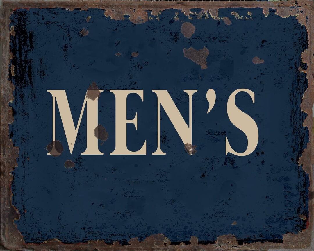 Vintage Mens Metal Sign, Mens Plaque, Mens Retro Wall Sign - Etsy