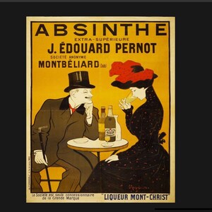 Vintage French Absinthe, Pernod Sign, french sign, . Retro wall sign,