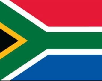 Vintage South Africa Flag metal Sign, South Africa sign, vintage sign. Retro wall sign, South Africa Flag
