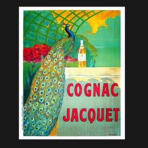 Vintage French Cognac sign, Cognac Sign, french sign, . Retro wall sign,