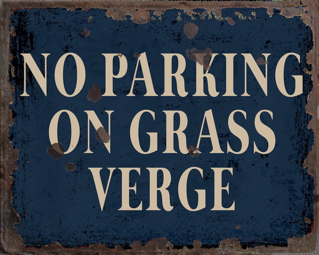 Parking Signs - Park On Verge In Marked Bay - Foto 7