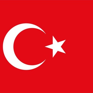 Vintage Turkey Flag metal Sign, Turkish Flag sign, vintage sign. Retro wall sign,