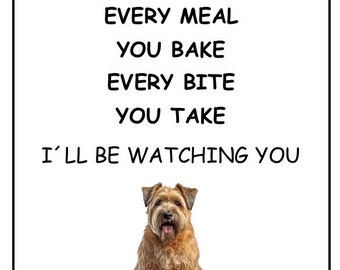 Soft Coated Wheaten Terrier I’ll Be Watching You sign, Soft Coated Wheaten Terrier  sign, Soft Coated Wheaten Terrier Plaque