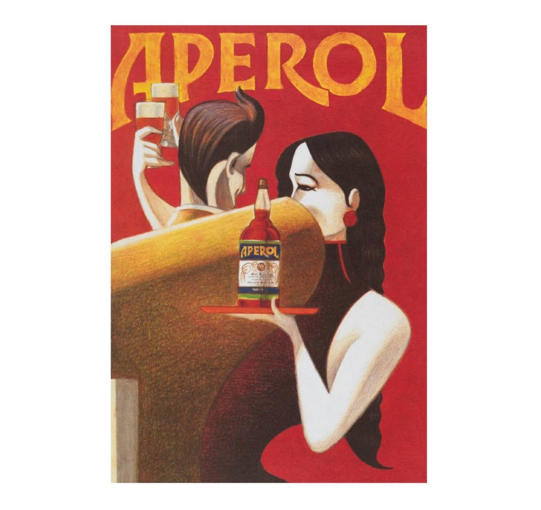 Vintage French Aperol Ad Print, French Print, Aperol Print, Vintage ...