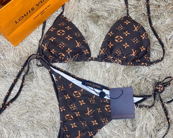 Louis vuitton hotsell bikini etsy
