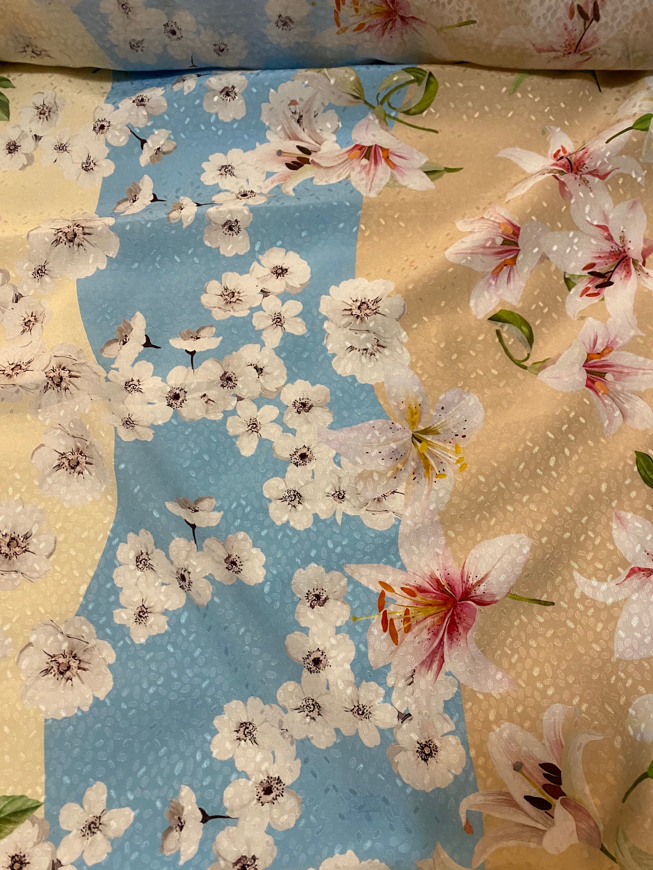 Italian Silk Fabric Etsy