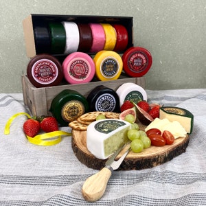 Cheese 7 x  Truckle Cheese Gift Box | Best Dates | Cheese Gifts