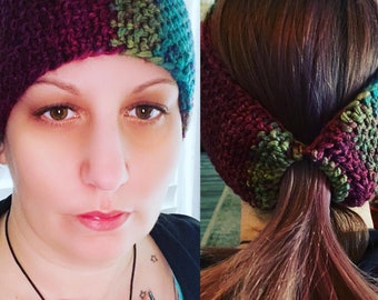 Pony Tail Ear Warmer/Headband PATTERN ONLY