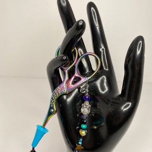 Scissor with Fob, Cap and Clip