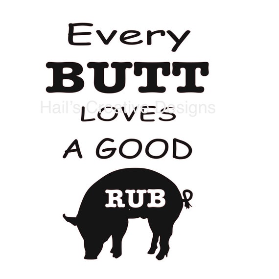 Every butt loves a good rub | Etsy