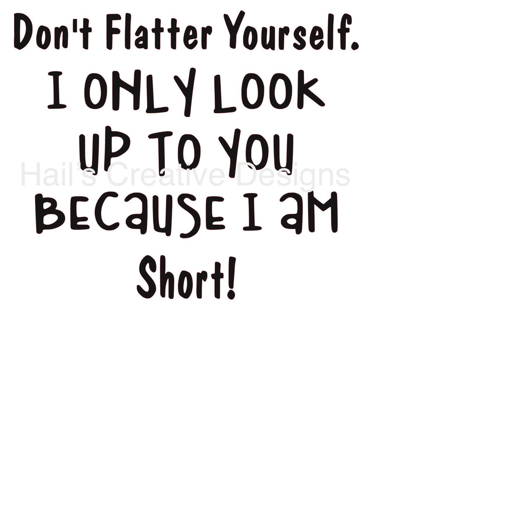 Only because Im short Etsy