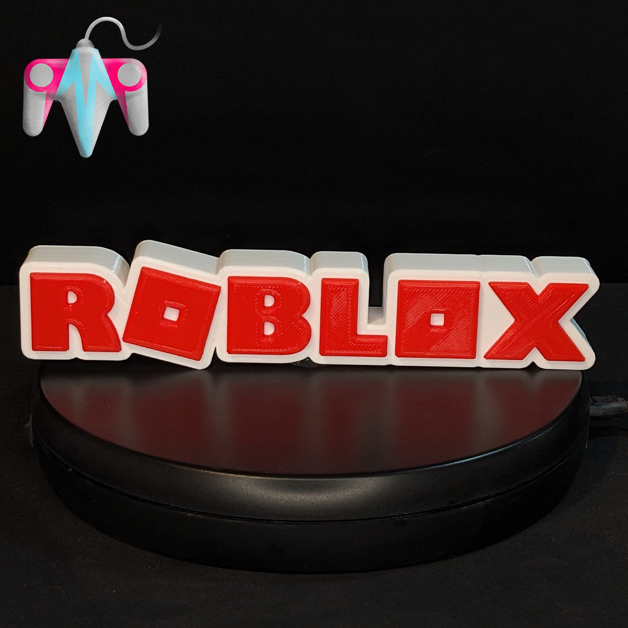 roblox logo with the text - Download Free 3D model by camjam0810