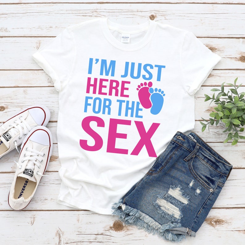 Im Just Here For The Sex Svg Pregnancy Announcement Png Etsy