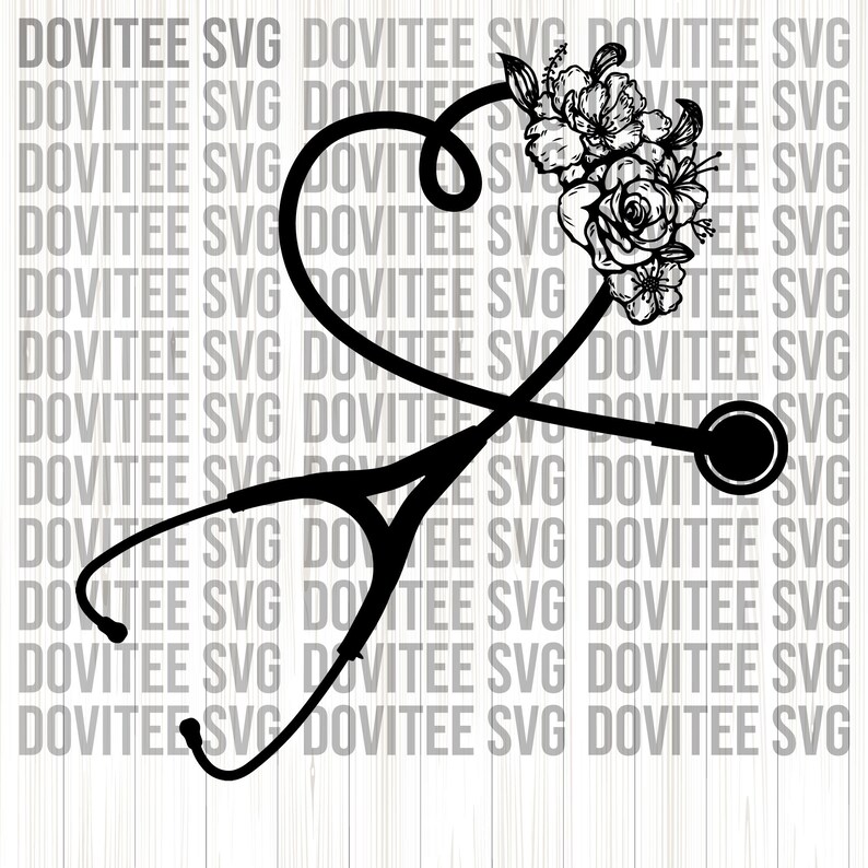 Download Silhouette Cute Floral Stethoscope Svg Digital Download Rn Cricut Svg Files Nurse Life Png Sublimation Design Art Collectibles Drawing Illustration Deshpandefoundationindia Org