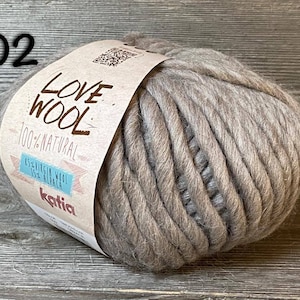 Katia Love Wool 106 Grijs (op=op) - De Wolkast