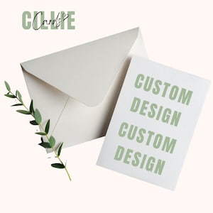 Personalize um cartão desenhado à mão