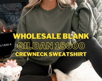 Blank Sweatshirt, Gildan 18000, Crewneck Sweatshirt, Blank Unisex Sweatshirt, Sweatshirt for Women, Pullover for Men, Blank Apparel