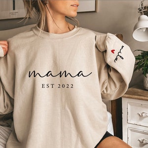 Mothers Day Gift, Gifts For Mom, Mom Gift, New Mom Gift, Mama Sweatshirt, Mom Shirt Sand