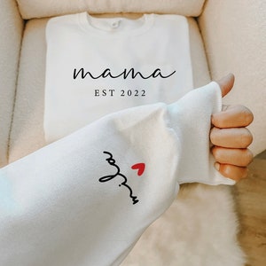 Mothers Day Gift, Gifts For Mom, Mom Gift, New Mom Gift, Mama Sweatshirt, Mom Shirt White