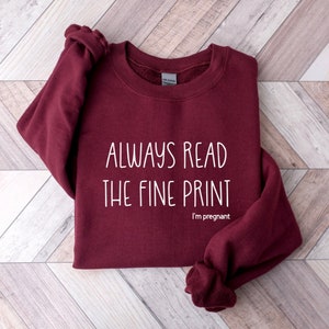 Pregnancy announcement sweatshirt, funny pregnancy announcement, pregnancy announcement to husband, pregnancy announcement grandparents