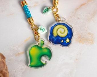 Leaf and Fossil Charms