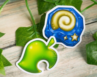 Leaf and Fossil Sticker Pack