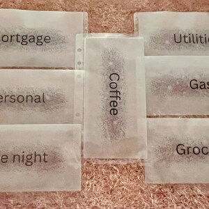 7 Laminated Envelopes Binder Not Included - Etsy