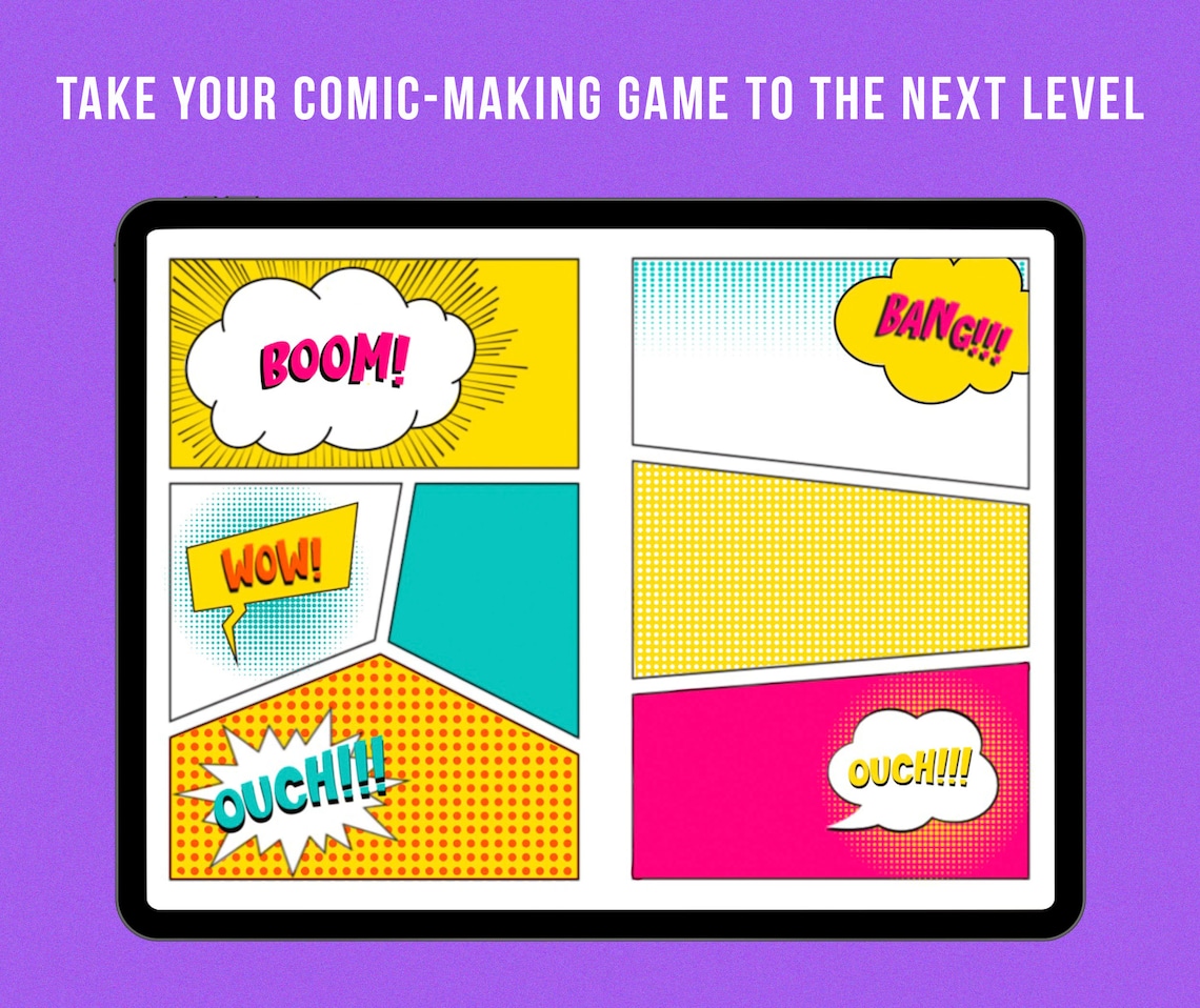 Procreate Comic Maker Storyboard Template Builder Speech Etsy Procreate Comic Maker Storyboard Template Builder Speech Etsy