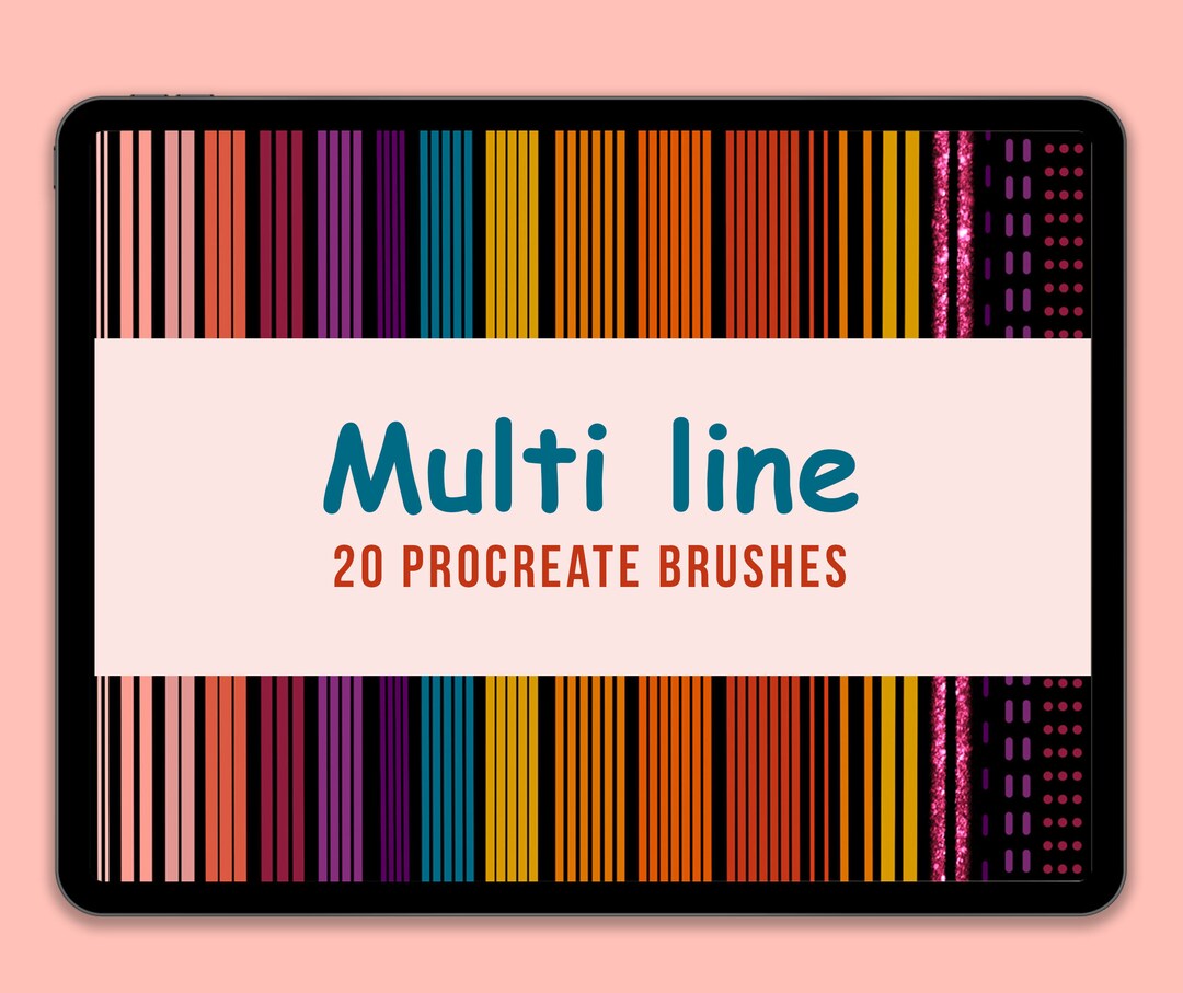 Procreate Multi Line Brush Set, Outline Brushes - Etsy